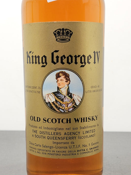 Whisky King George IV 1950s bott. 75 cl 43%