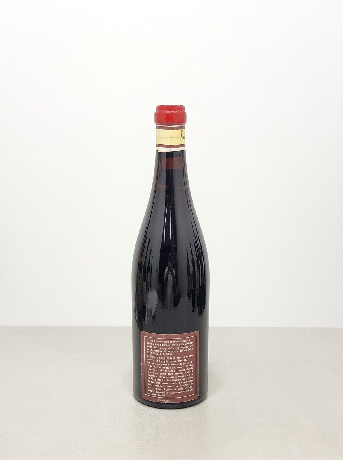 Gaja Barbaresco 1965 Vino Rosso bott.70 cl 13%