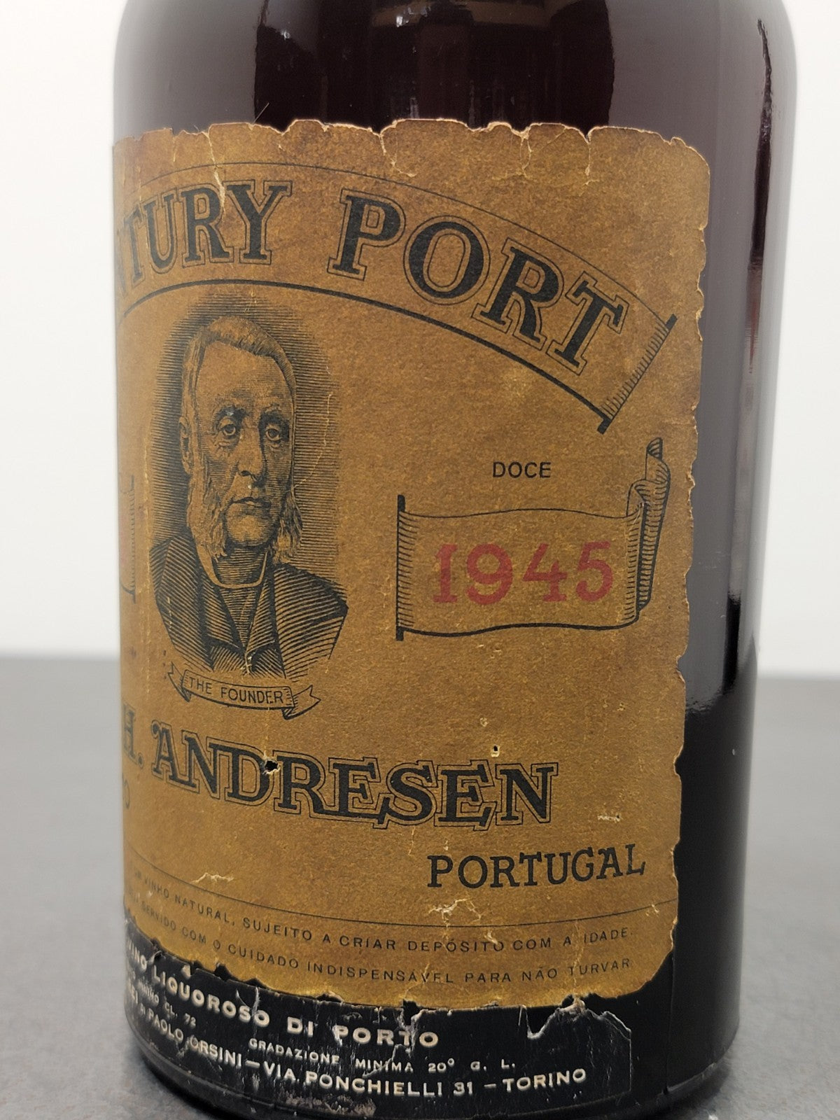 J.H. Andresen 1945 Century Port 100 anniversario bott. 72 cl 20%