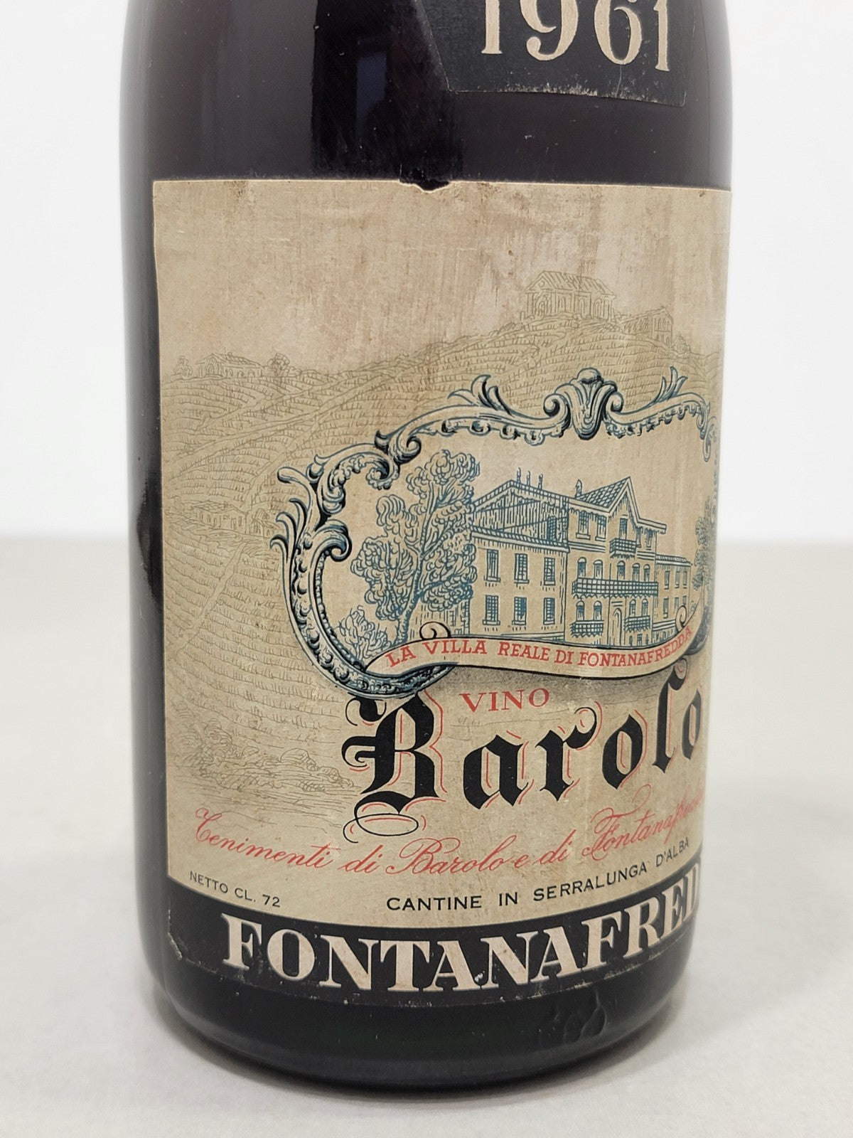 Barolo Fontanafredda 1961 Serralunga D'Alba bott.72 cl 13%