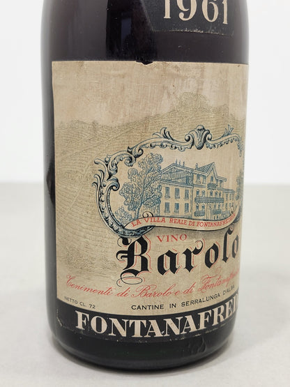 Barolo Fontanafredda 1961 Serralunga D'Alba bott.72 cl 13%