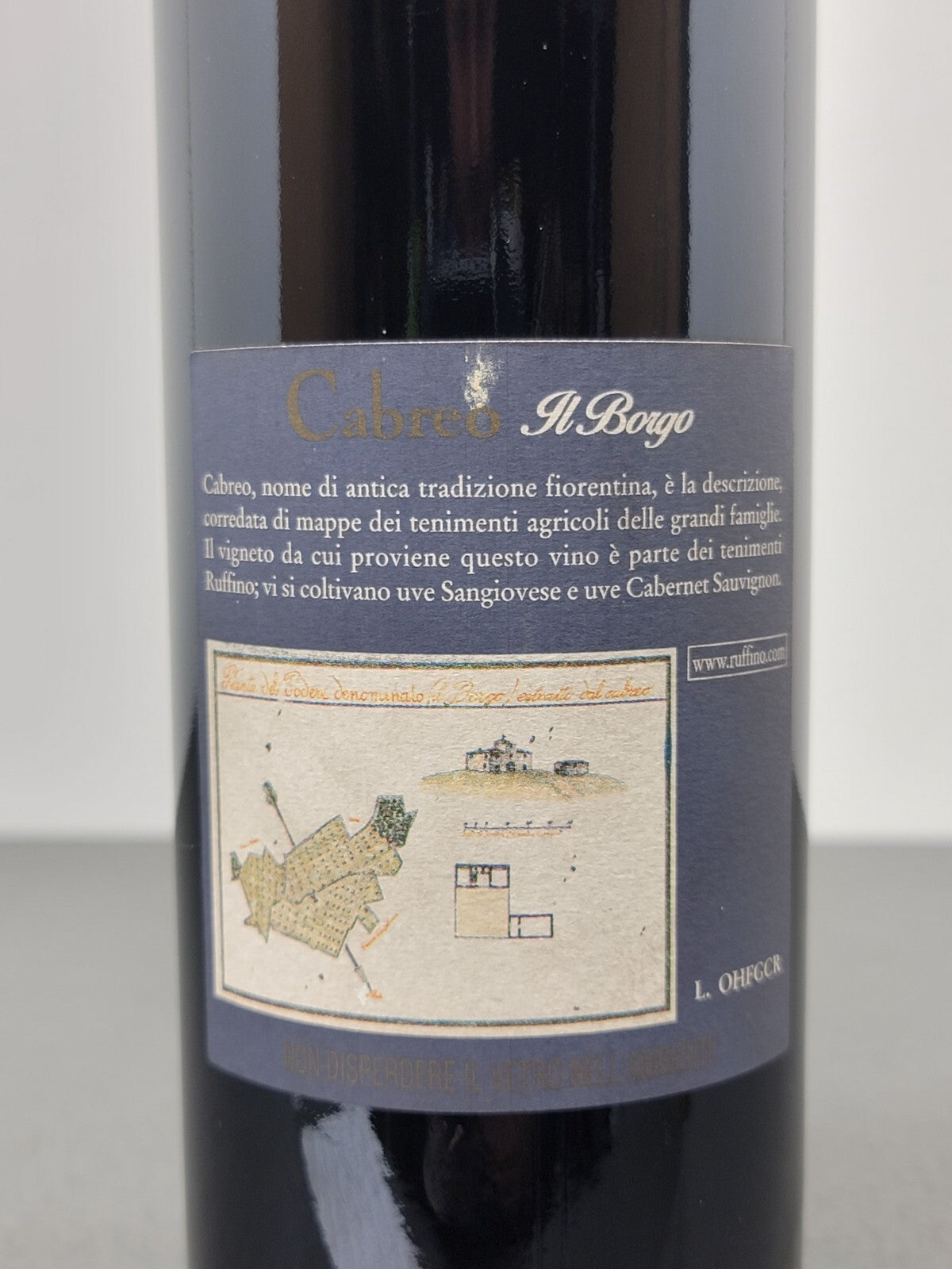 Cabreo IL Borgo 1996 Ruffino Toscana bott. 75 cl 13.5%