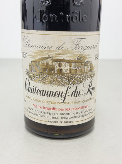 Domaine De Farguerol 1989 Chateauneuf Du Pape Joseph Revoltier bott.75 cl 13%