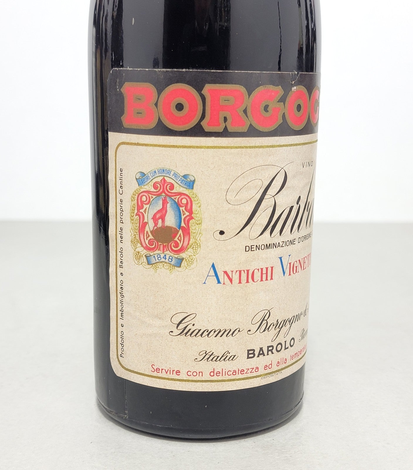 Barbaresco Borgogno Riserva 1965 Antichi Vigneti Propri bott.. 72 cl 13,5%_5