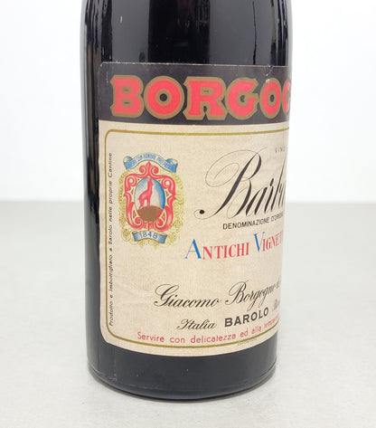 Barbaresco Borgogno Riserva 1965 Antichi Vigneti Propri bott.. 72 cl 13,5%_5