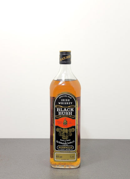 Whisky Bushmills Black Bush Irish Single Malt Whisky 1980s bott. 1 Litro 43%