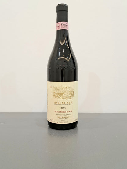 Barbaresco Rocca Albino 2000 Vigneto Brich Ronchi bott. 75 cl 14.5%