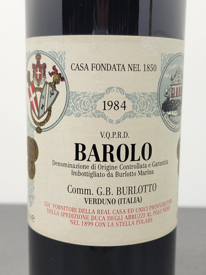Barolo Comm G.B. Burlotto 1984 Verduno bott.75 cl 13.5%