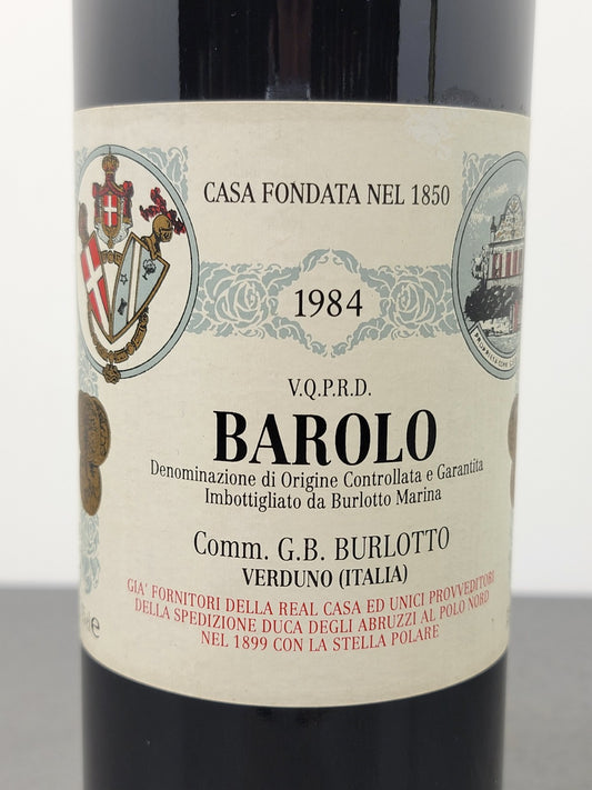 Barolo Comm G.B. Burlotto 1984 Verduno bott.75 cl 13.5%