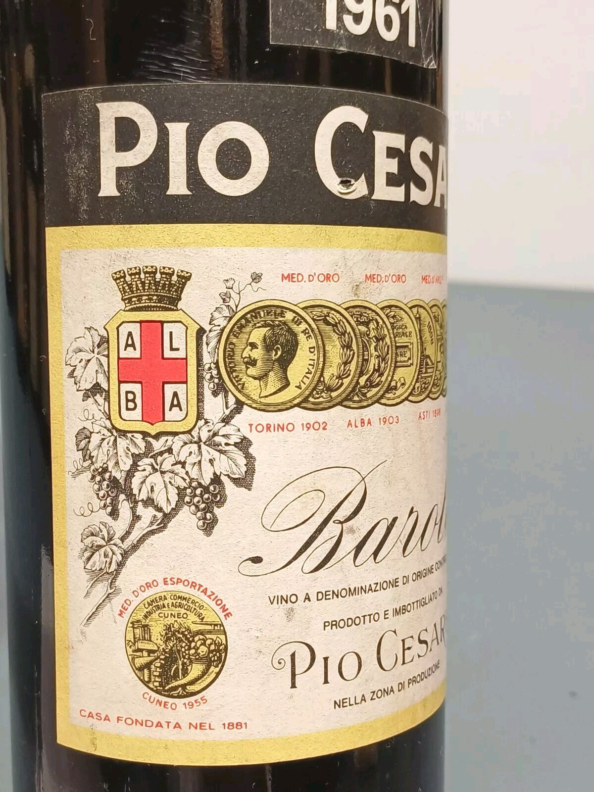 Barolo Pio Cesare 1961 bott.72 cl 13.5%