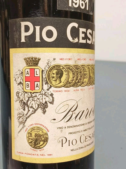 Barolo Pio Cesare 1961 bott.72 cl 13.5%