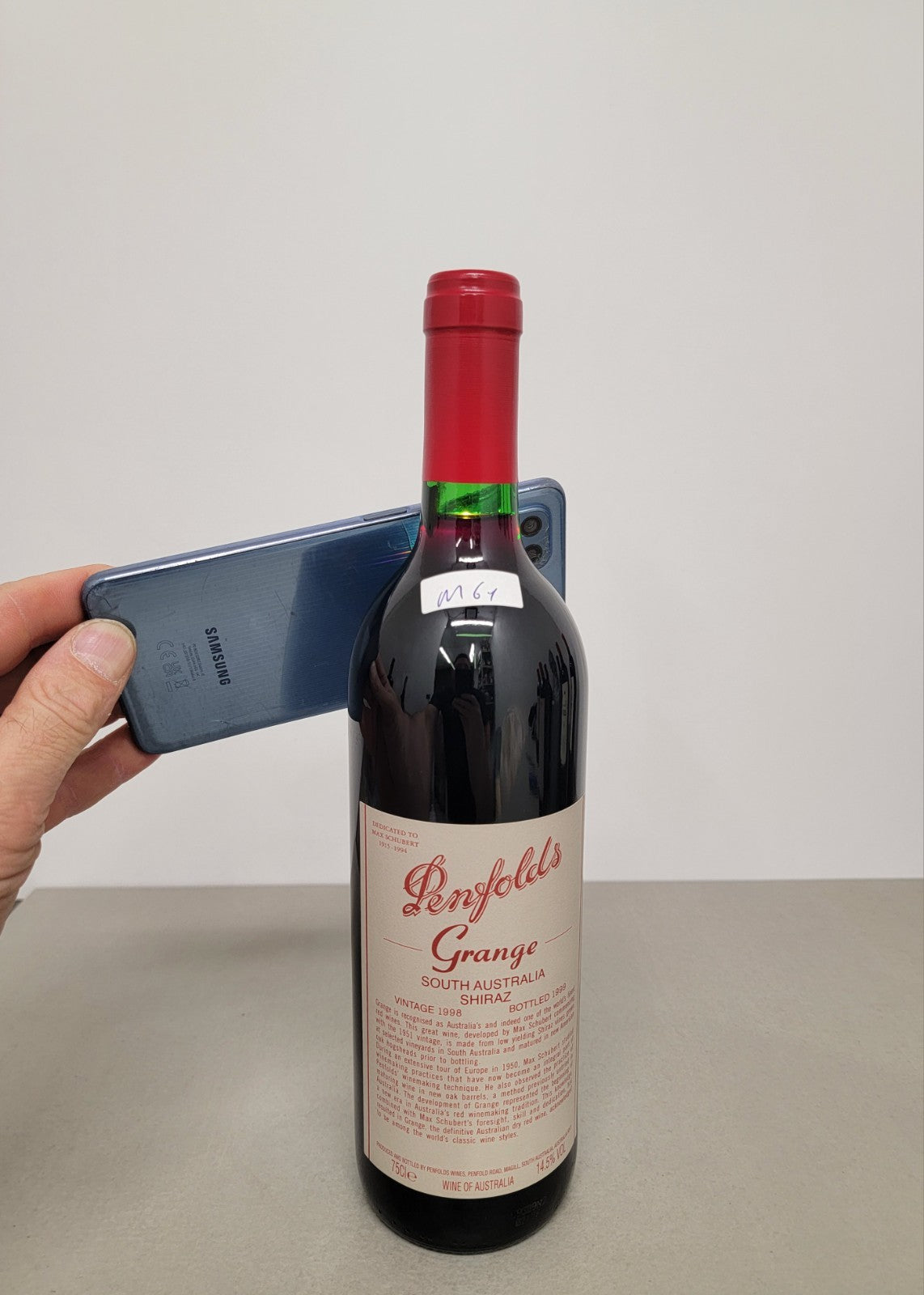 Penfolds Grange 1998 South Australia Bin ,95 Max Schubert bott..75 cl 14,5%
