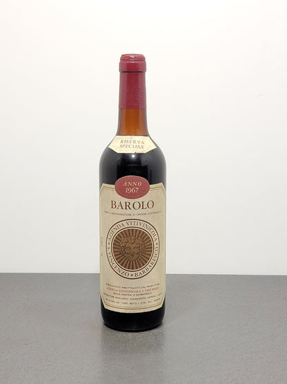 Barolo S. Vincenzo Riserva Speciale 1967 bott.72 cl 13.5%
