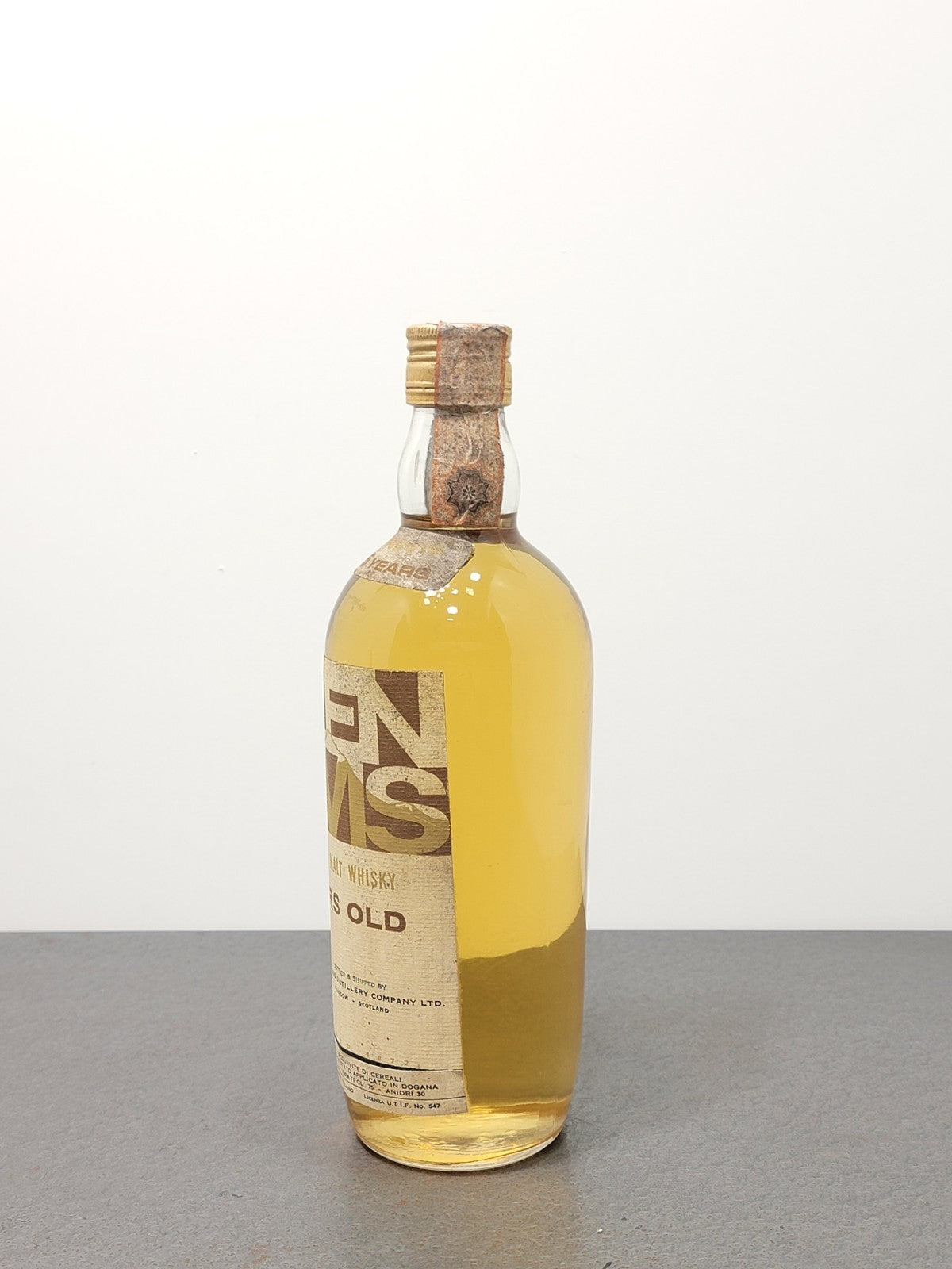 Whisky Glen Nevis 5 years old Pure Malt Scotch Whisky ‘60 bott.75 cl 40%