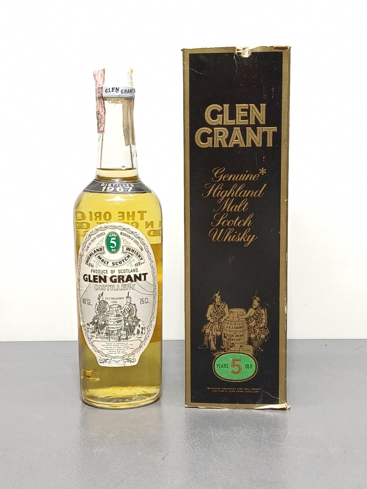 Glen Grant 5 years 1967 Highland Malt bott.75 cl 40%