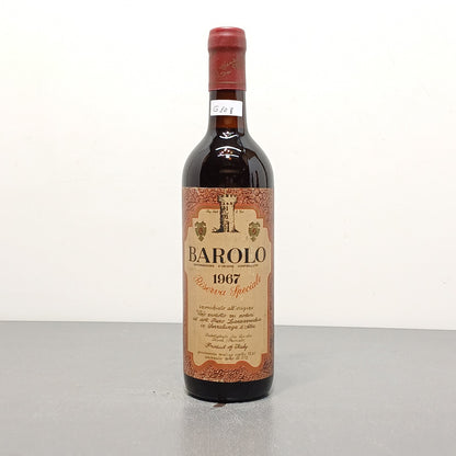 Barolo 1967 Riserva Speciale Cantine Lanzavecchia Serralunga D'Alba 72 cl 13.2%