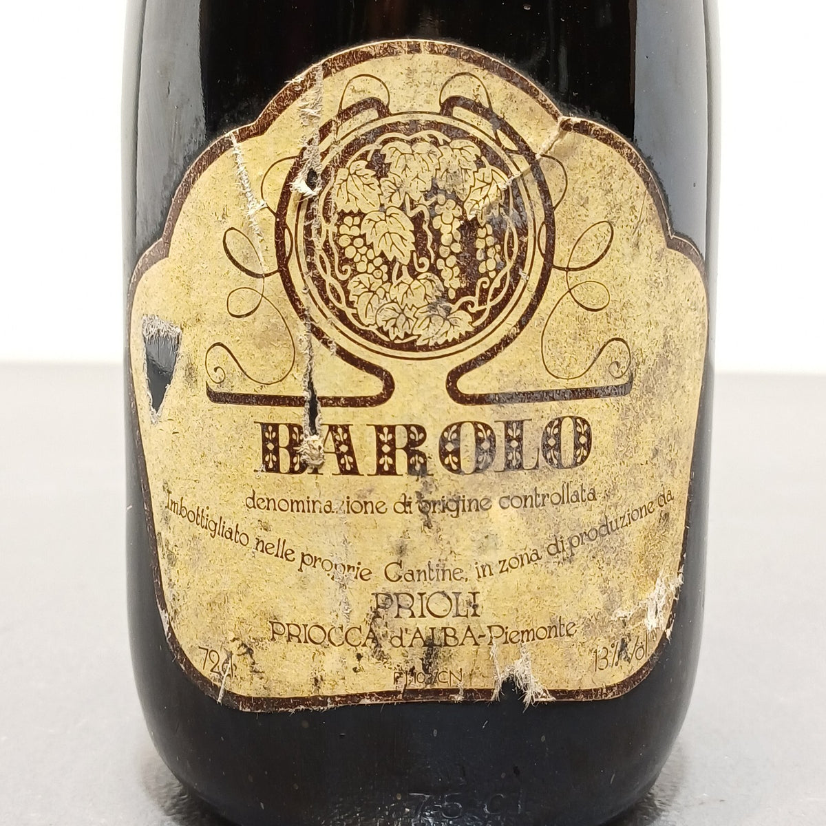 Barolo 1974 Prioli Priocca D'alba bott.72 cl 13%