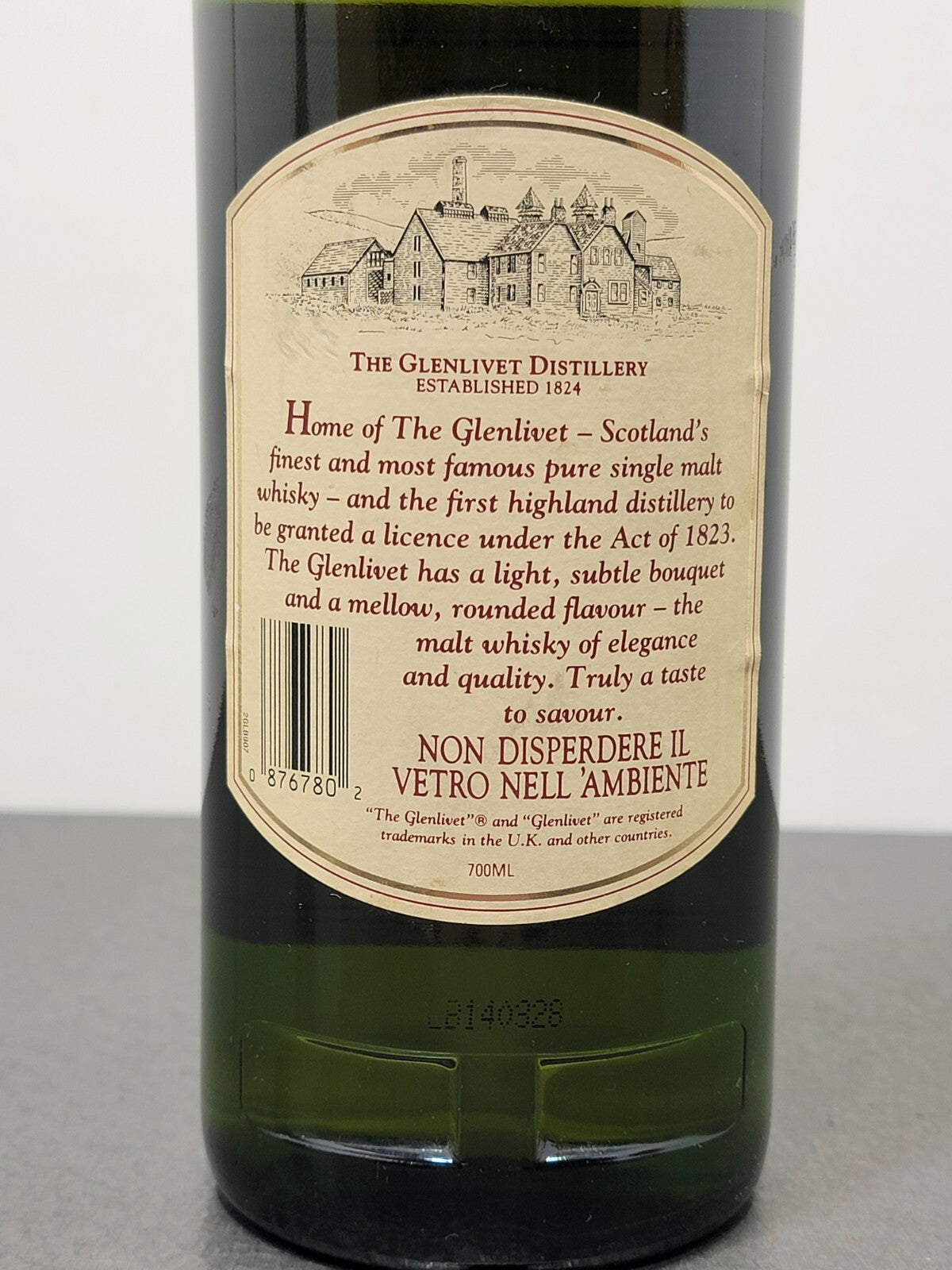 Whisky The Glenlivet 12 Y. 1990s Pure Single Malt Scotch Whisky bott.70 cl 43%
