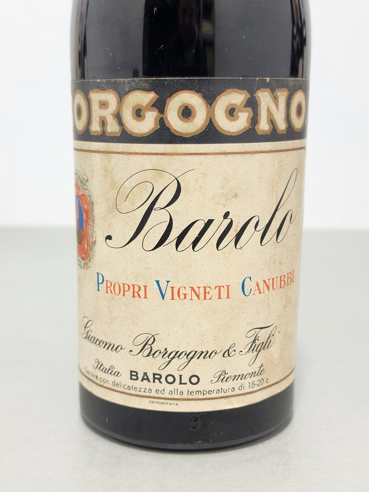 Barolo Borgogno Riserva 1948 Propri Vigneti Canubbi bott.72 cl 13.5%