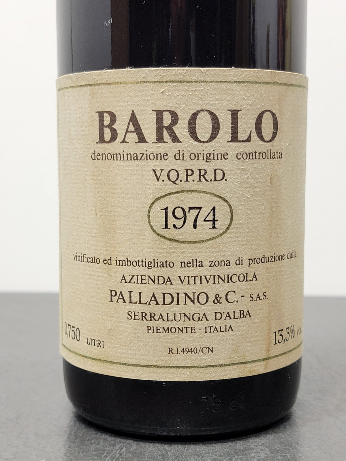 Barolo Palladino 1974 Serralunga D'alba bott.75 cl 13.3%