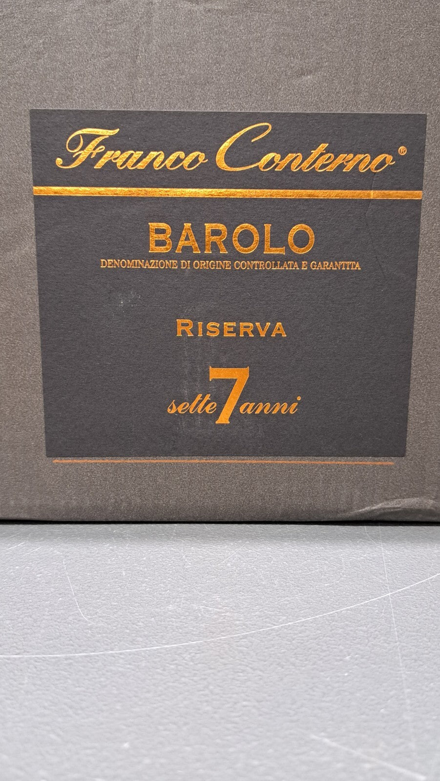 Barolo Franco Conterno 2013 Riserva 7 Anni 6 bottiglie 75 cl 14,5%