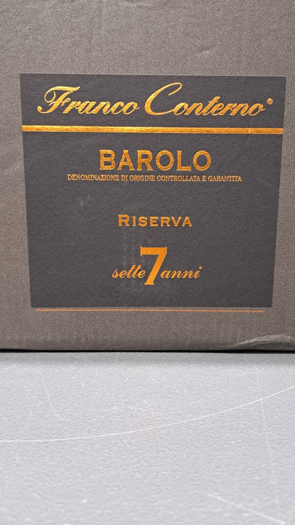 Barolo Franco Conterno 2013 Riserva 7 Anni 6 bottiglie 75 cl 14,5%