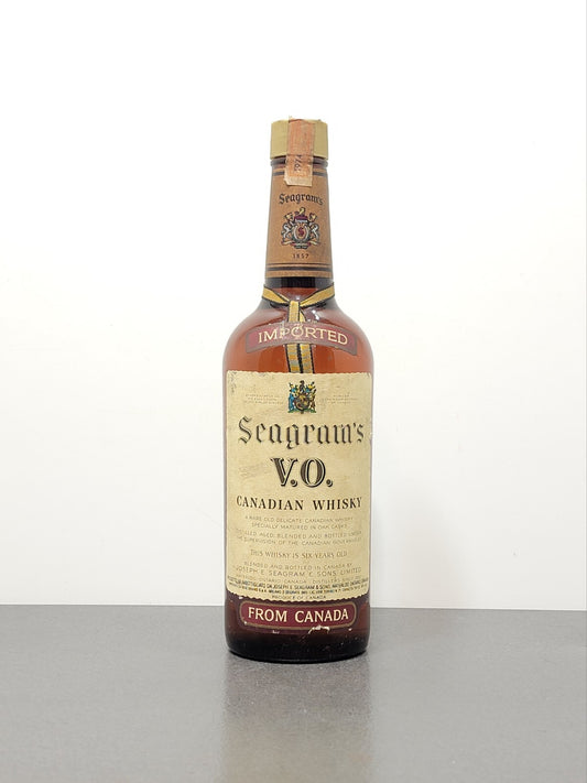 Whisky Canadian Seagram's V.O. 1974 6 Years Old bott.75 cl 40%