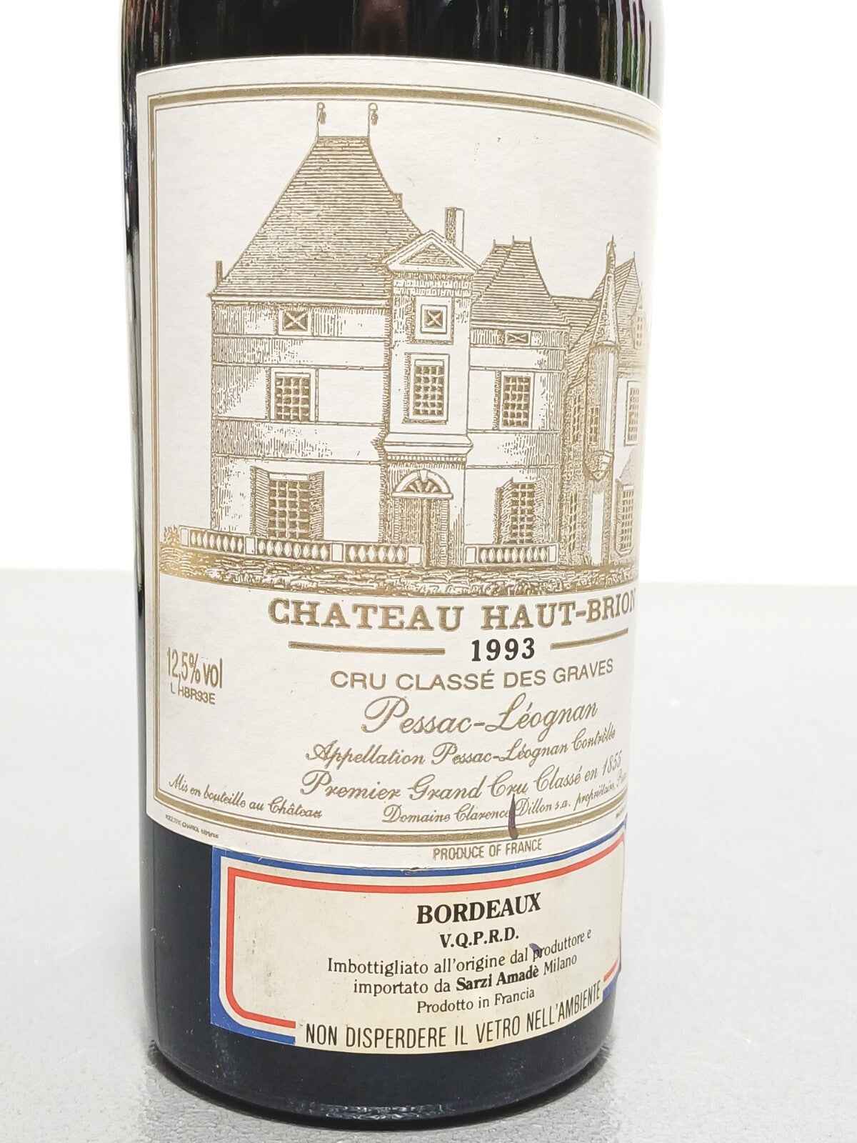 Chateau 1993 Haut-Brion Pessac Leognan Bordeaux 75 cl
