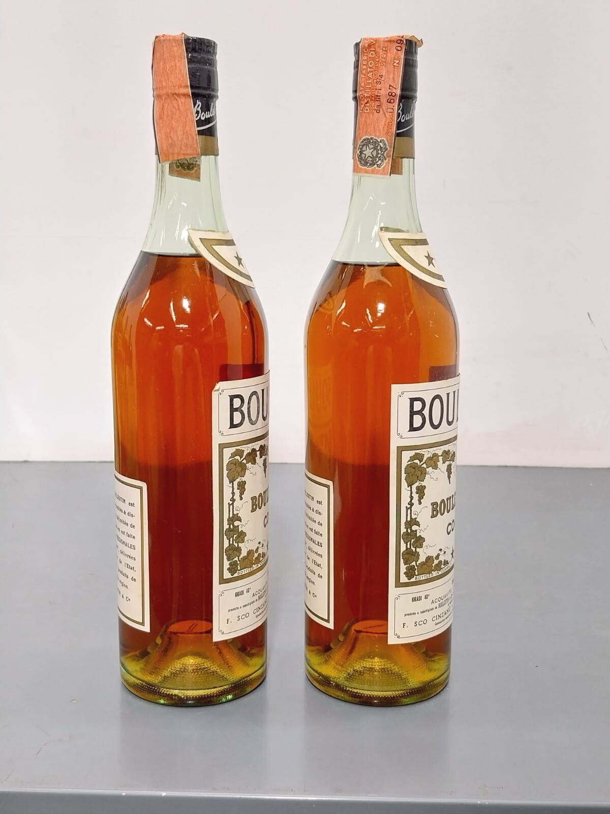 Cognac Boulestin 3 stars 1960s bott. 75 cl 40°