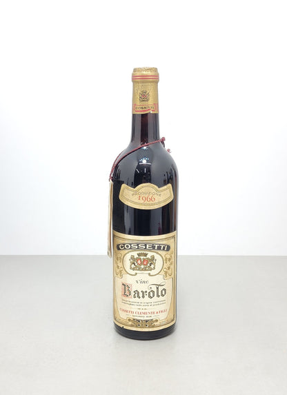 Barolo Cossetti 1966 Clemente & Figli bott.72 cl 13.5%