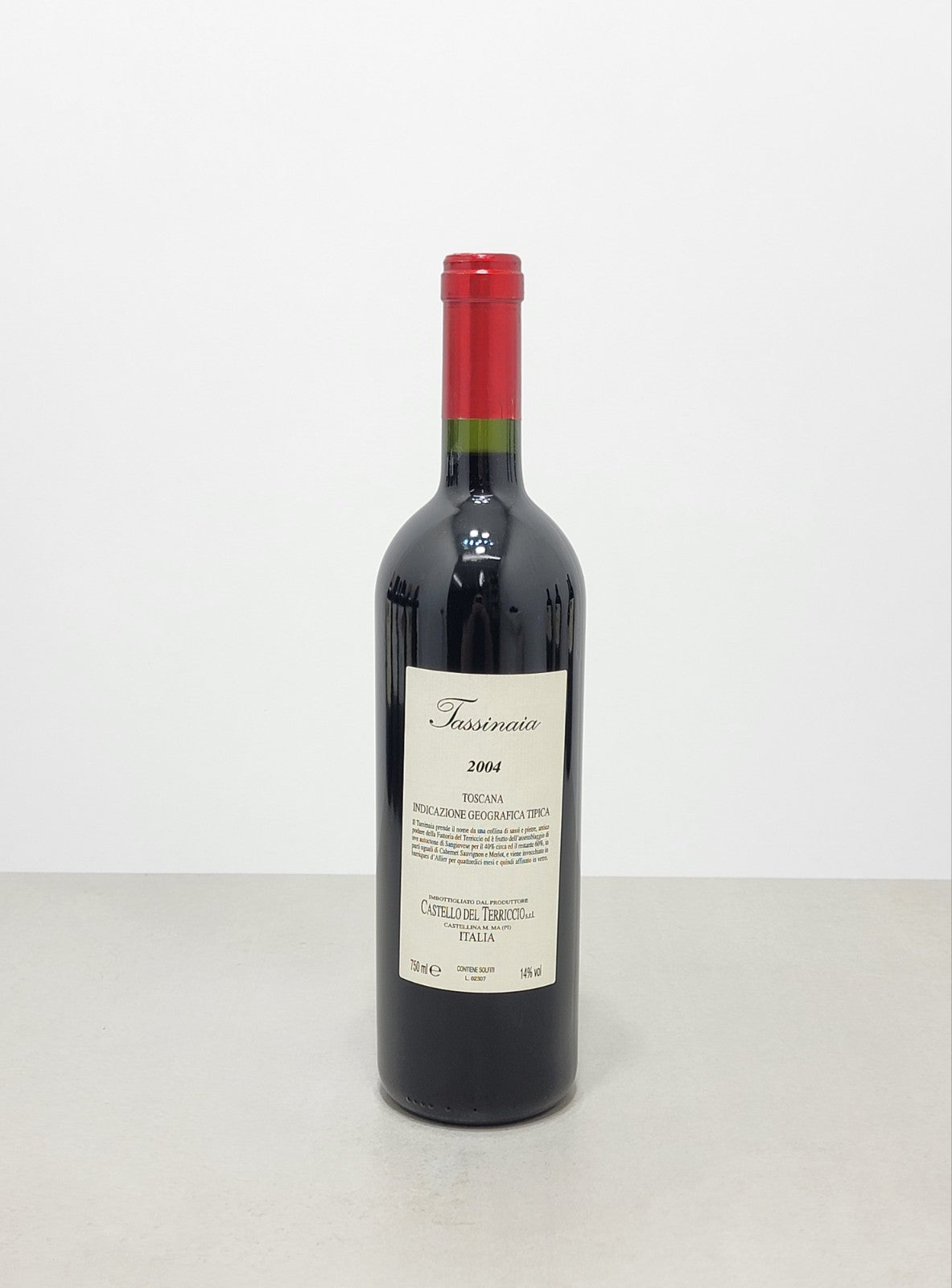 Tassinaia Castello del Terriccio 2004 Vino Rosso Fermo bott.75 cl 14%