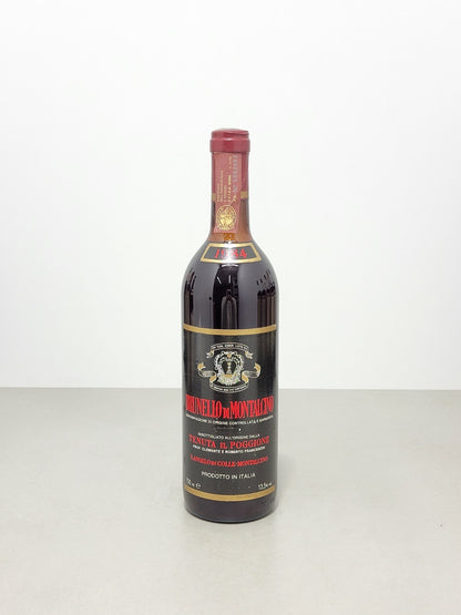 Brunello Di Montalcino IL Poggione 1984 bott.75 cl 13.5%