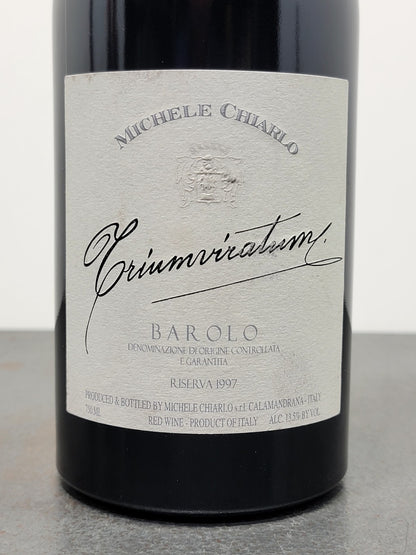Barolo Triumviratum Riserva 1997 Michele Chiarlo bott. 75 cl 13.5%