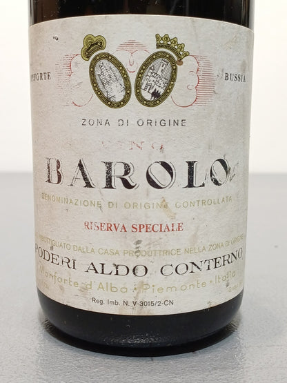 Barolo Aldo Conterno 1967 Bussia Riserva Speciale Monforte D'alba bott. 72 cl