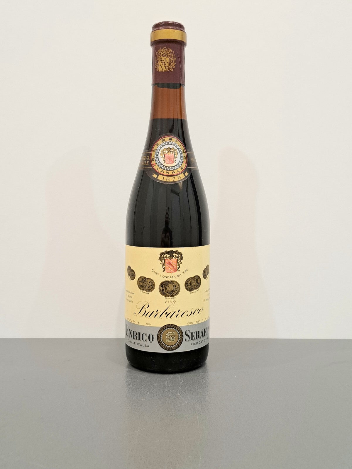 Barbaresco Enrico Serafino 1952 Riserva Speciale bott.72 cl  13%