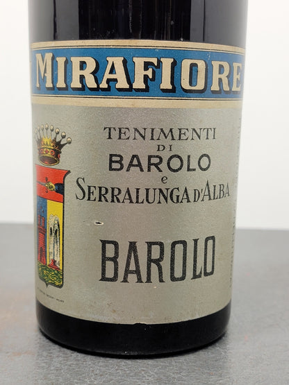 Barolo Mirafiore 1929 Serralunga D'alba Canelli Bott.75 cl 14%