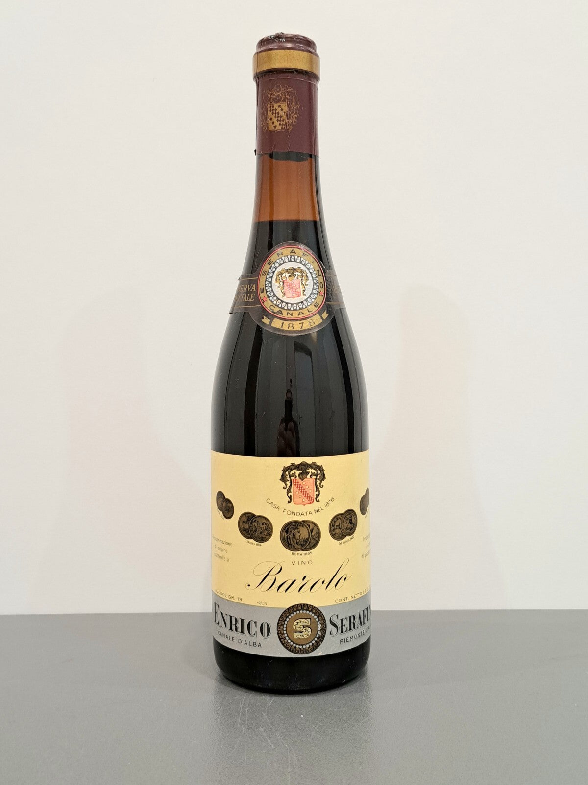 Barolo Enrico Serafino 1952 Riserva Speciale bott.72 cl 13%