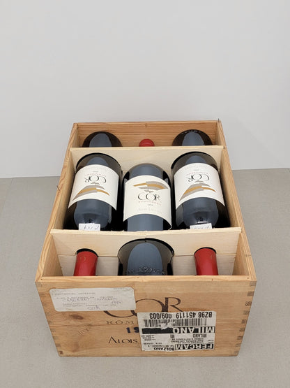 Alois Lageder Cor Romigberg 1994 Alto Adige Cassa in Legno 6 bottle 75 cl 12,5%