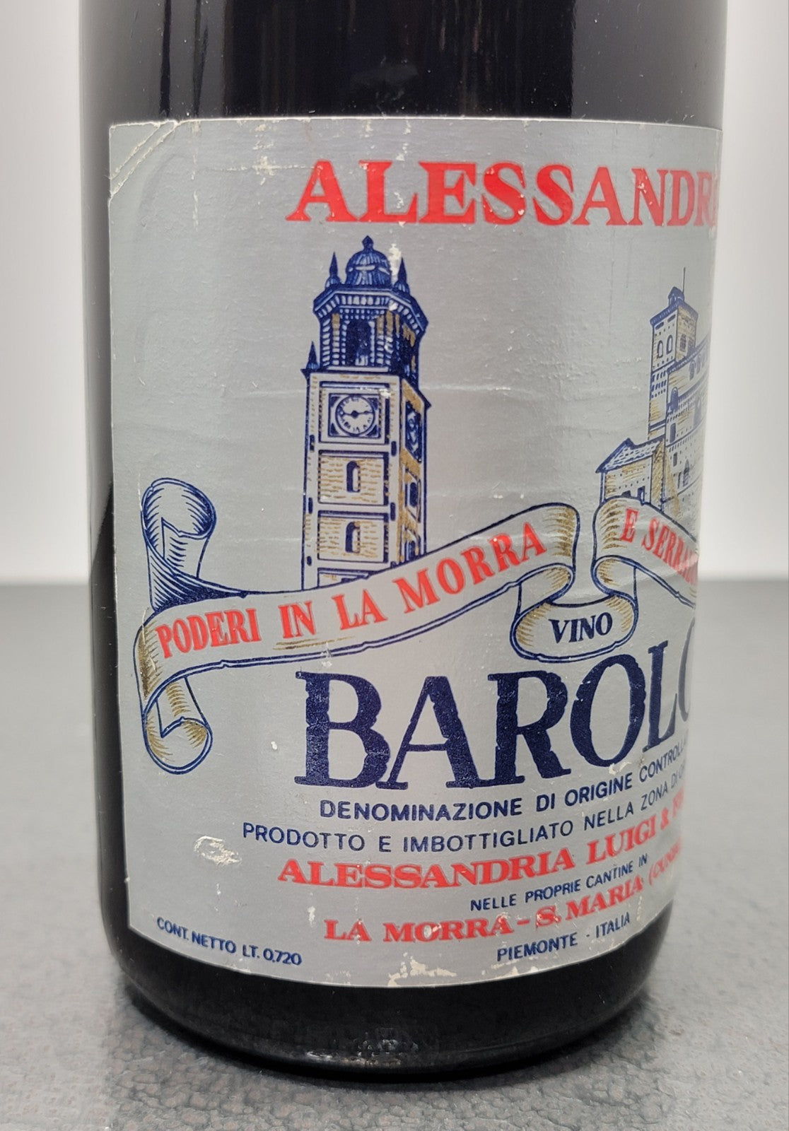 Barolo Alessandria Luigi 1962 Serralunga D'alba La Morra bott.72 cl 14%