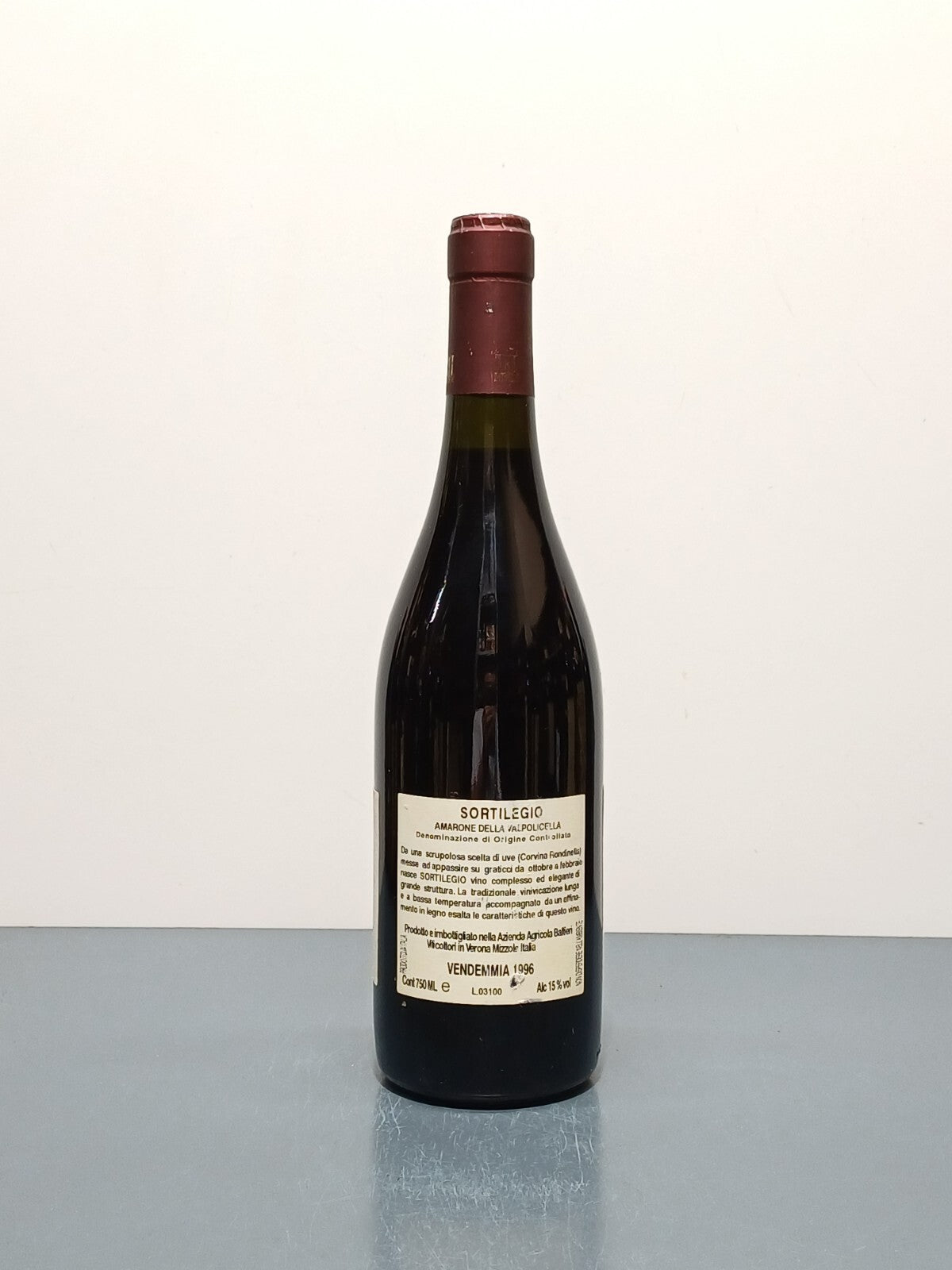 Baltieri 1996 Sortilegio Amarone Valpollicella bott. 75 cl 15%
