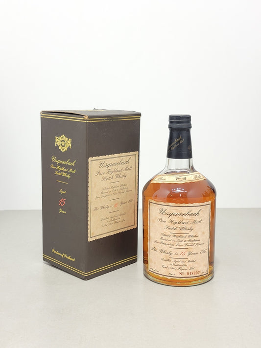 Whisky Usquaebach 15 years Old Highland Malt Scotch Whisky bott.75 cl 43%