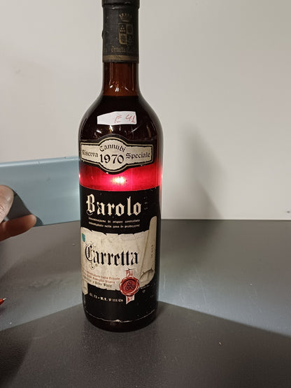Barolo Carretta 1970 Cannubi Riserva Speciale bott. 72 cl 14%