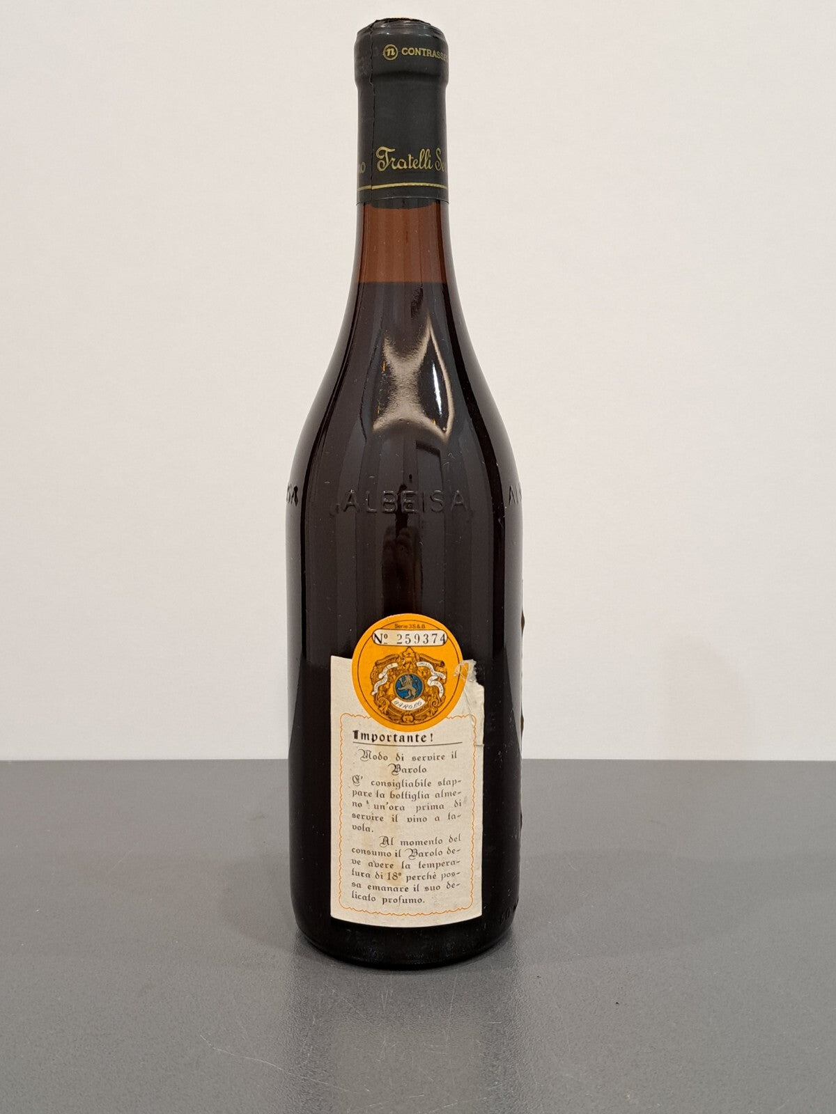 Barolo Serio & Battista Borgogno 1980 bott. 72 cl 13.5%