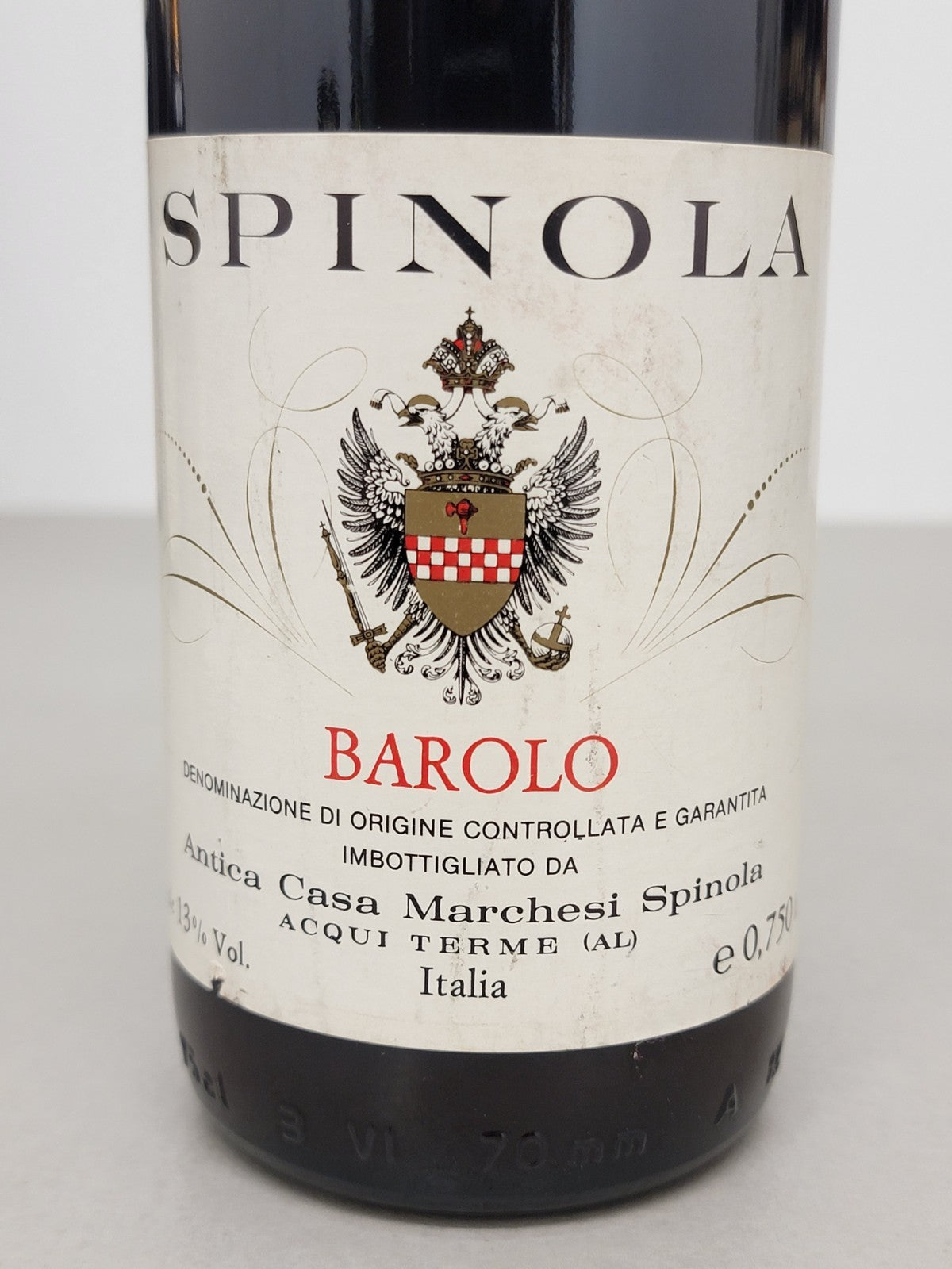 Barolo Marchesi Spinola 1983 Antica Casa Fratelli Spinola bott.75 cl 13%