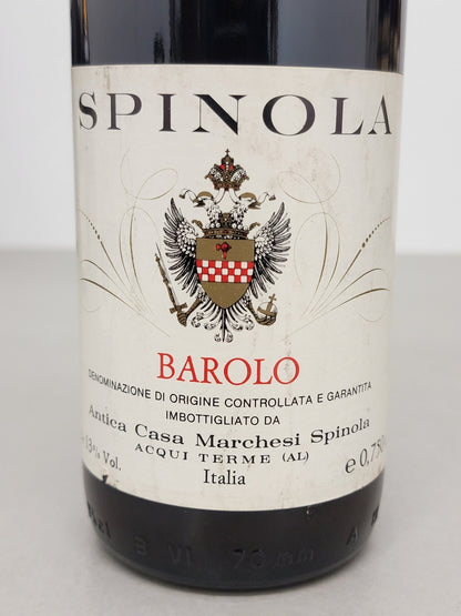 Barolo Marchesi Spinola 1983 Antica Casa Fratelli Spinola bott.75 cl 13%