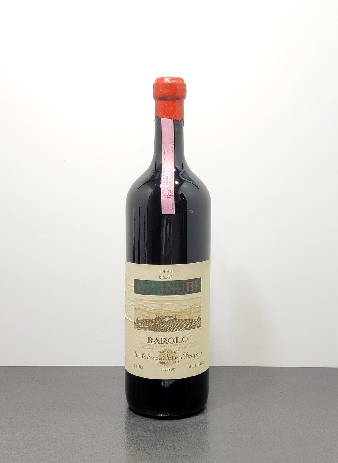 Barolo F.lli Serio Battista Borgogno Jeroboam 1994 Cannubi Riserva 3 litri 13.5%