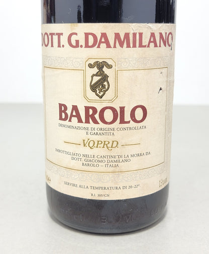 Barolo Giacomo Damilano 1983 La Morra bott. 75 cl 13%