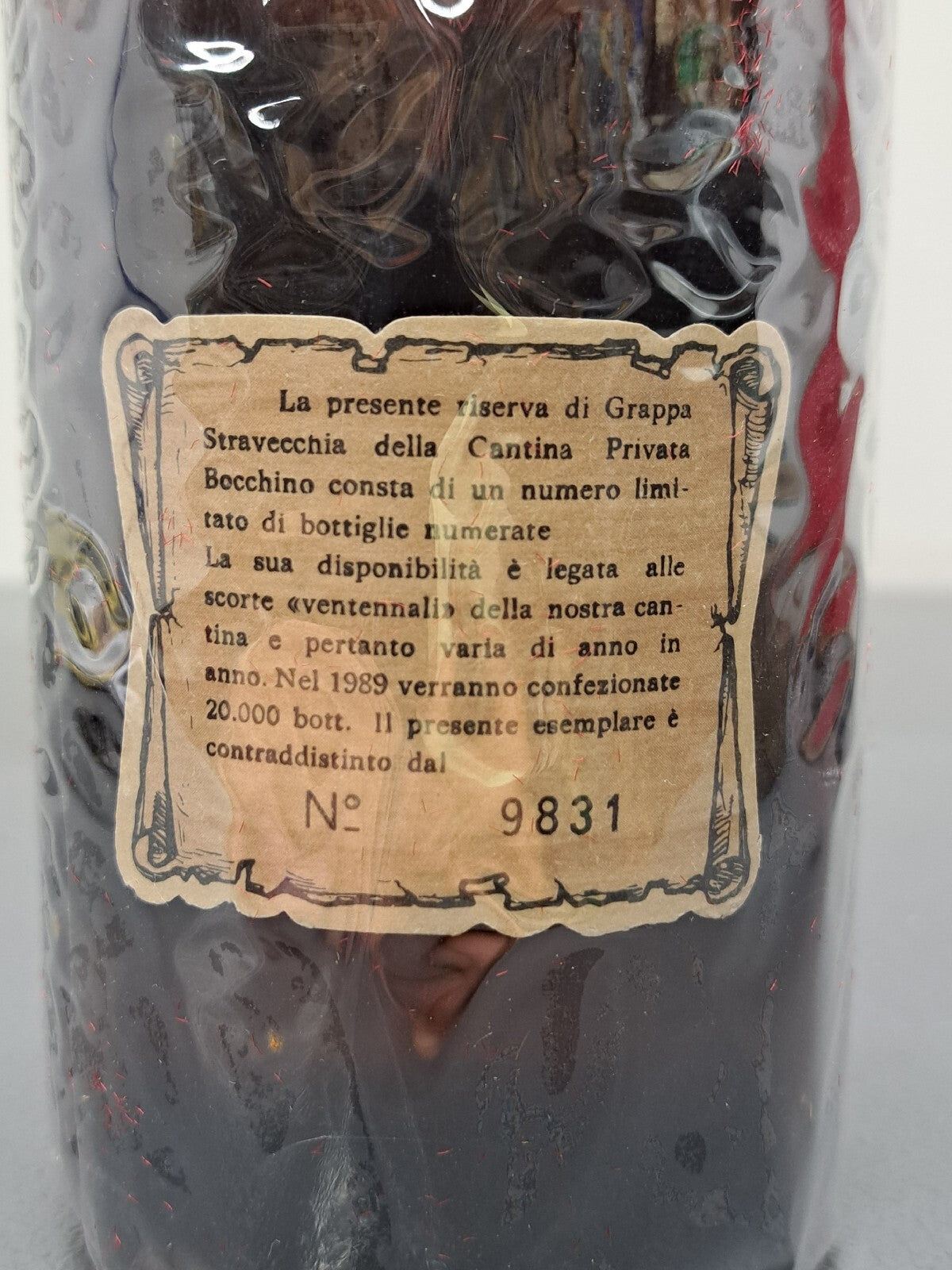 Grappa Bocchino 1979 - 80th Anniversary Cantina Privata bott. 70 cl