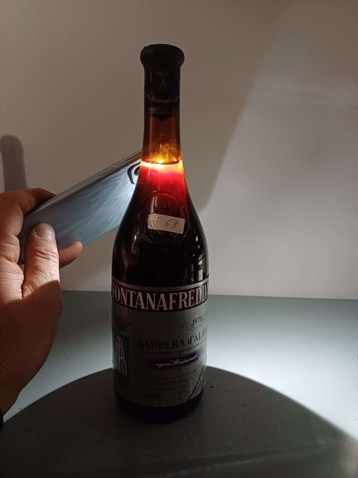 Barbera Fontanafredda 1978 Vigna Raimondo bott. 75 cl