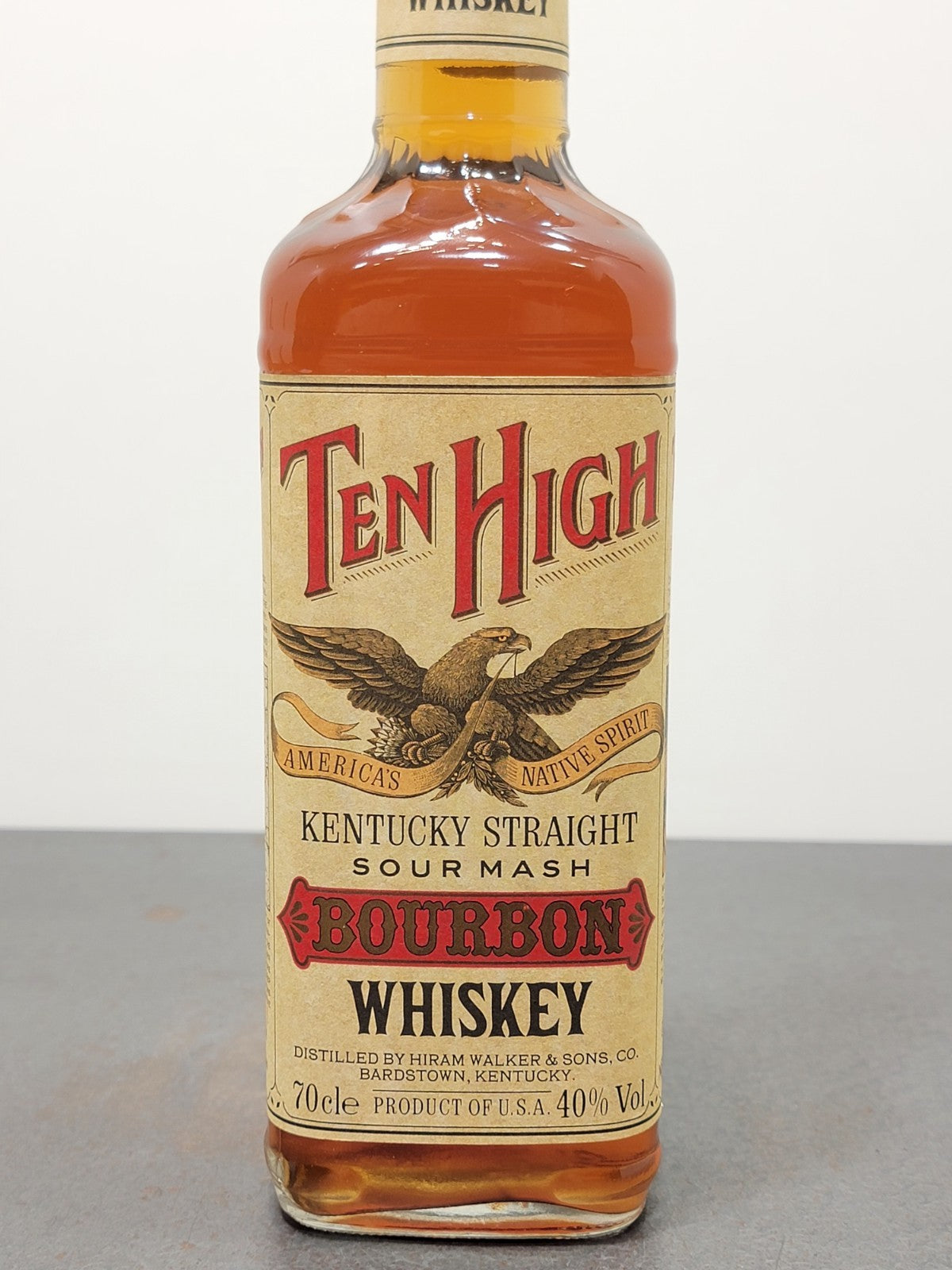 Whisky Ten High Kentucky Straight Bourbon Whisky 1990s bott.70 cl 40%